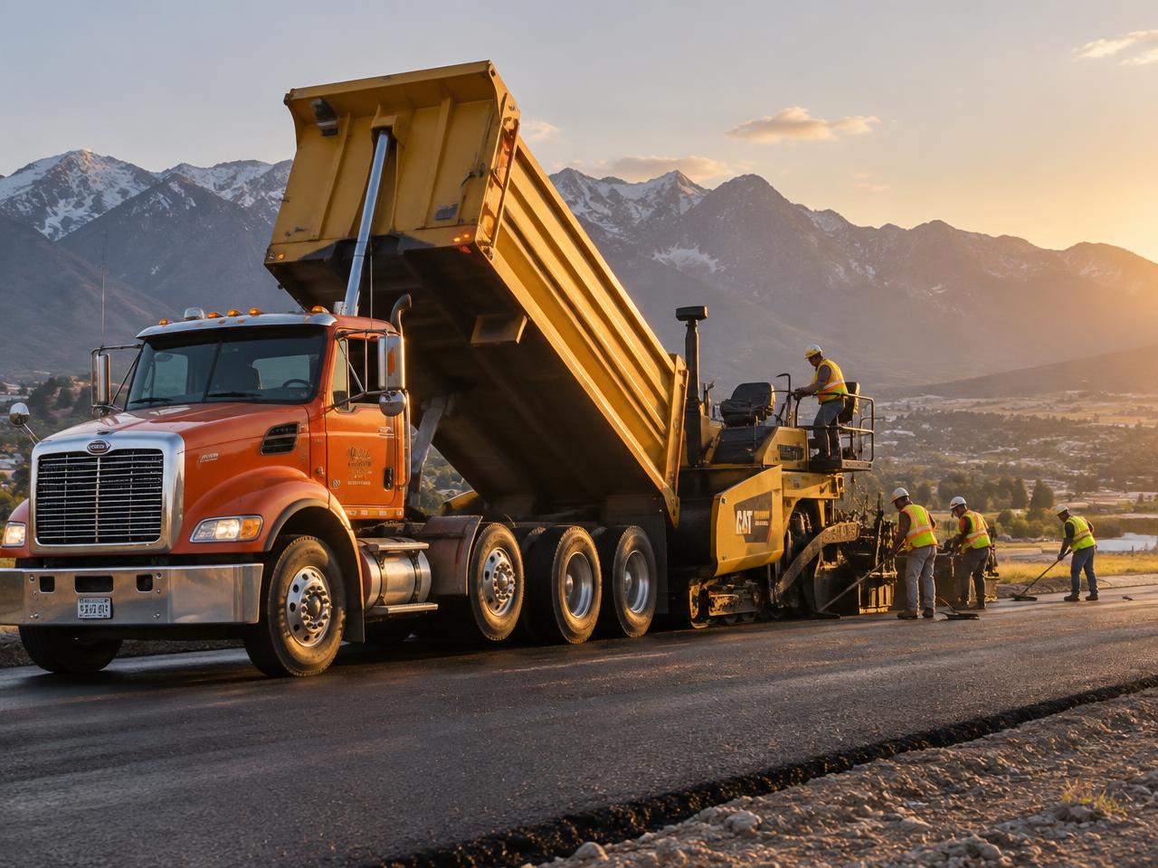 Hot Asphalt Paving Support